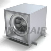 Inline Fully Mixed-flow Fan w/ Sound Vault